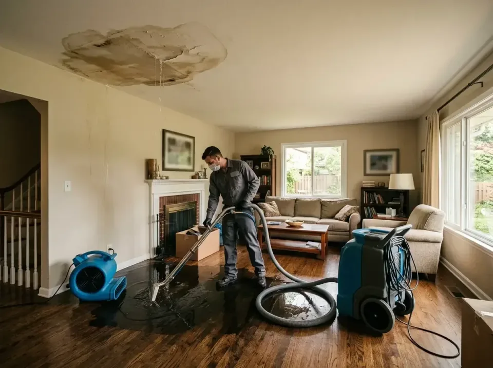 attic-pipe-burst-ceiling-drip-008 — frequently asked questions, Water Damage Restoration & Carpet Care in Bloomington, CA
